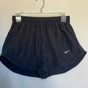 Nike black womens shorts